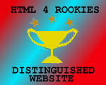 HTML 4 Rookies Award